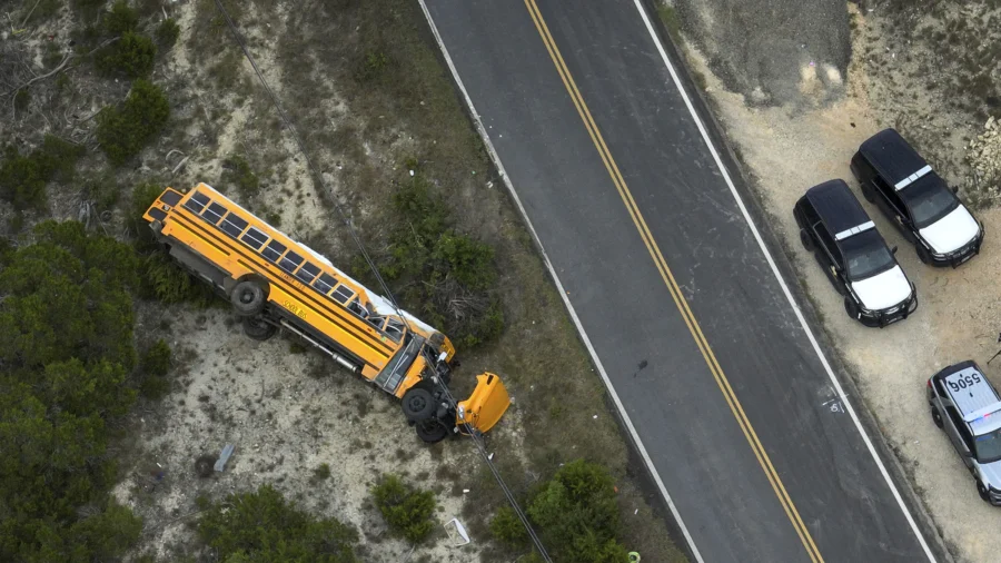 Multiple Texas Students Injured in School Bus Rollover Crash on First Day of Class