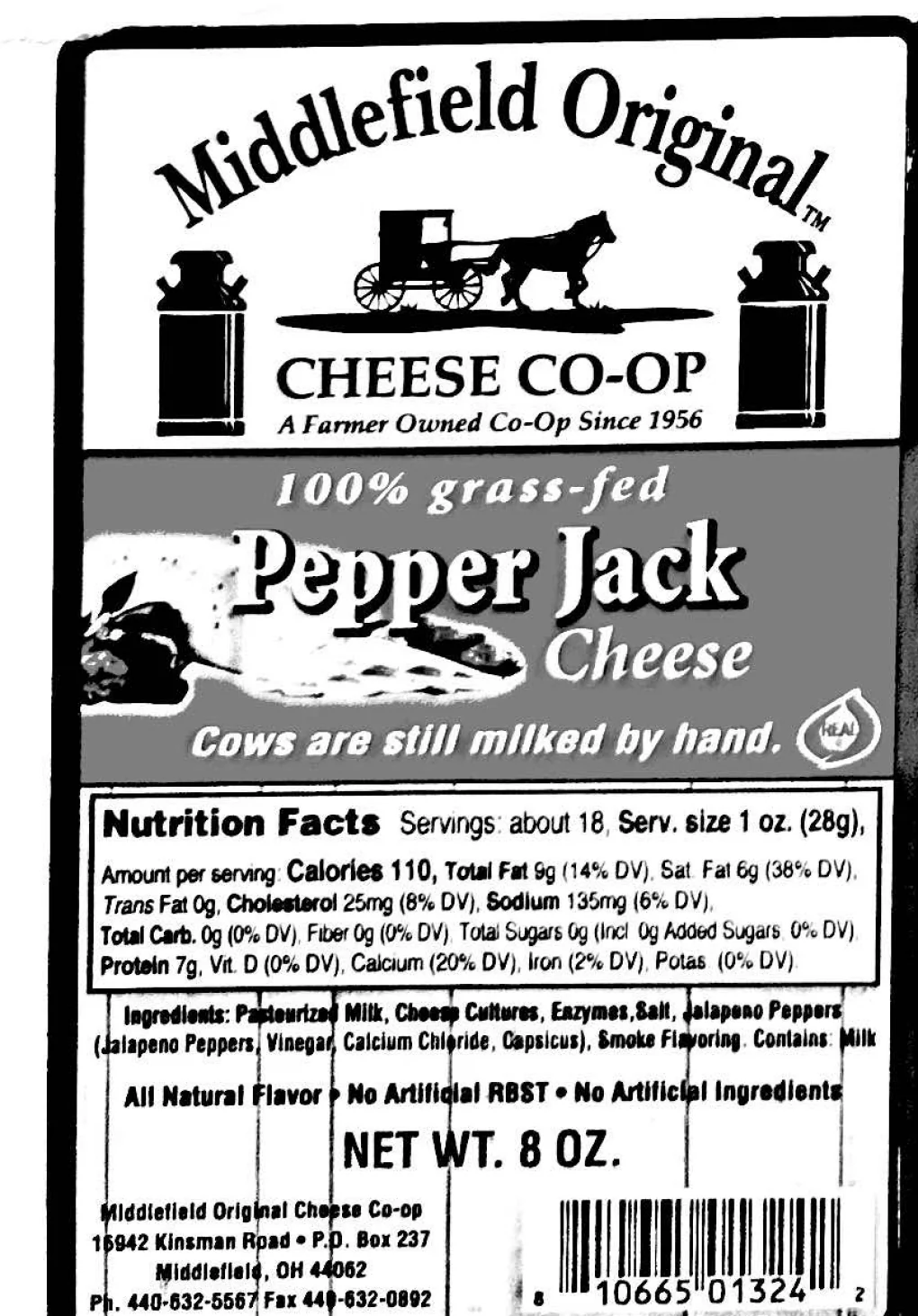 Image of one of the cheese products under recall. (Courtesy of FDA)