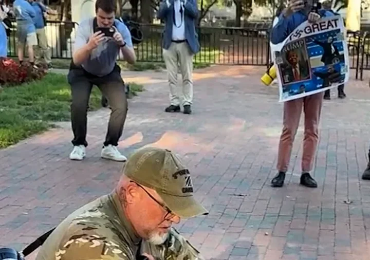 Man Arrested After Burning Flag Outside White House