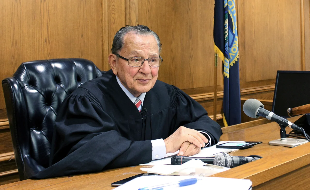 Providence Municipal Court Judge Frank Caprio sits on the bench in Providence, R.I., on Aug. 10, 2017. (Michelle R. Smith/AP Photo)