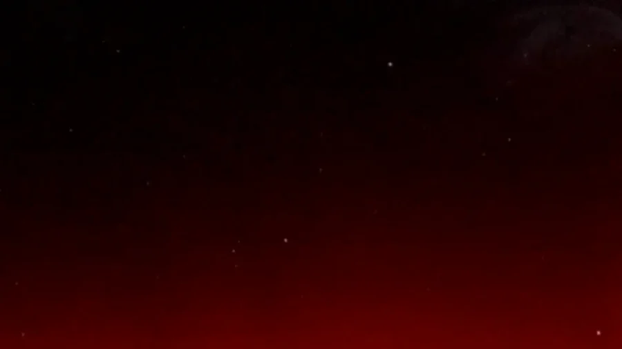 Dazzling Red Aurora Seen From Space