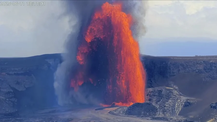 Hawaii Kīlauea Volcano Eruption
