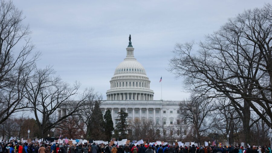 People Rally Before RFK Jr.’s Hearing at Capitol Hill