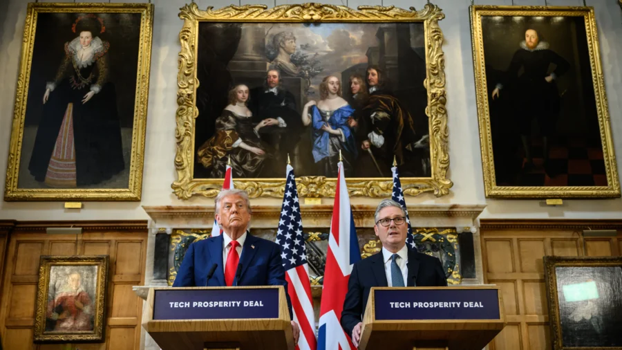 Trump Says He and Starmer Disagree Over Recognizing Palestinian State