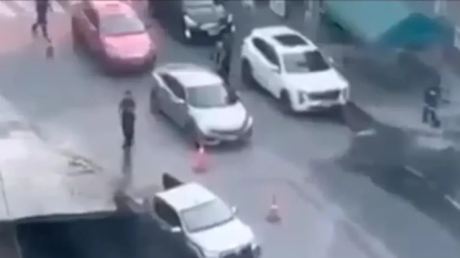 Video Shows Horrific Moment Massive Sinkhole Swallows Bangkok Street