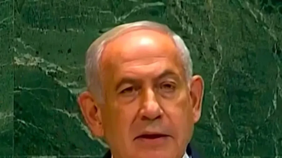 Netanyahu Directly Addresses Hostages in UN Speech Blasted From Loudspeakers Into Gaza