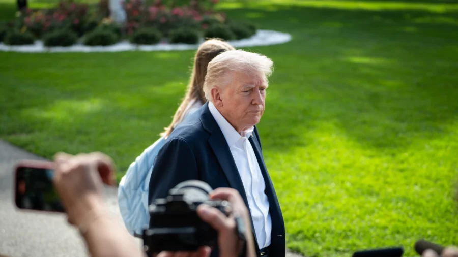 Trump Delivers Remarks Before Departing for Meeting With Military Leaders