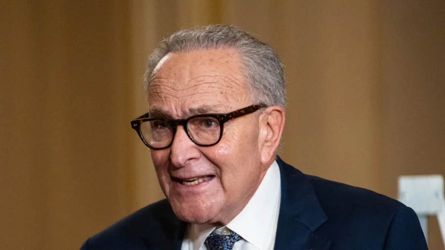 Schumer, Senate Democrats Hold Press Briefing on 3rd Day of Shutdown