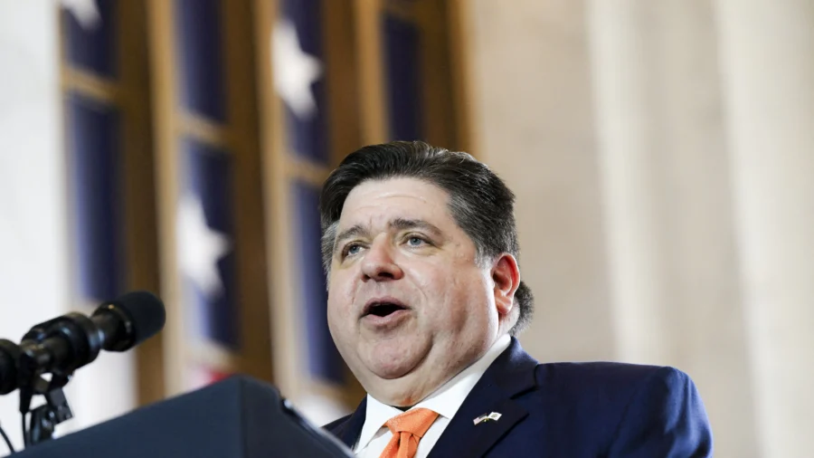 Illinois Gov. Pritzker Holds Briefing on National Guard Deployment