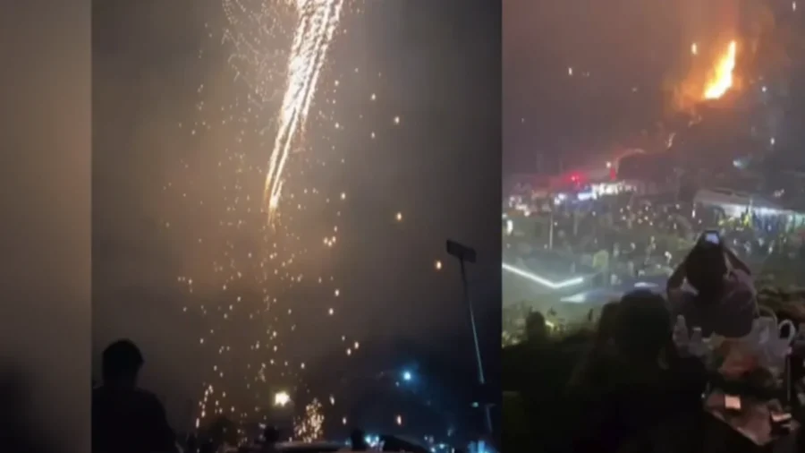 Hundreds of Drones Malfunction and Fall During Light Show in China