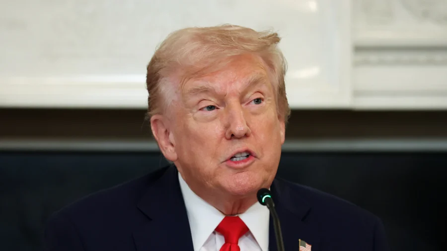Trump Departs White House for Walter Reed National Military Medical Center