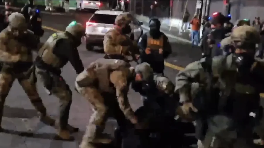 Multiple Clashes outside ICE Portland Over Weekend are More Crowded, More Intense