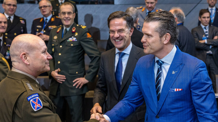 NATO's Rutte and Hegseth Deliver Remarks at NATO Defence Ministers' Meeting
