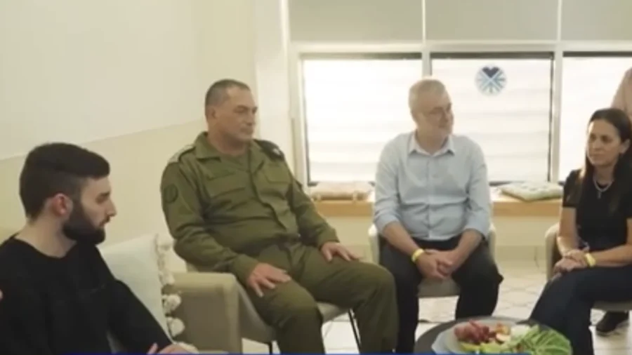 Israel's Top General Meets With Newly Released Hostages