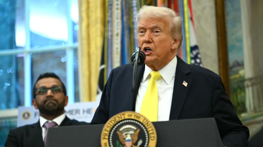 Trump Says US in Trade War With China