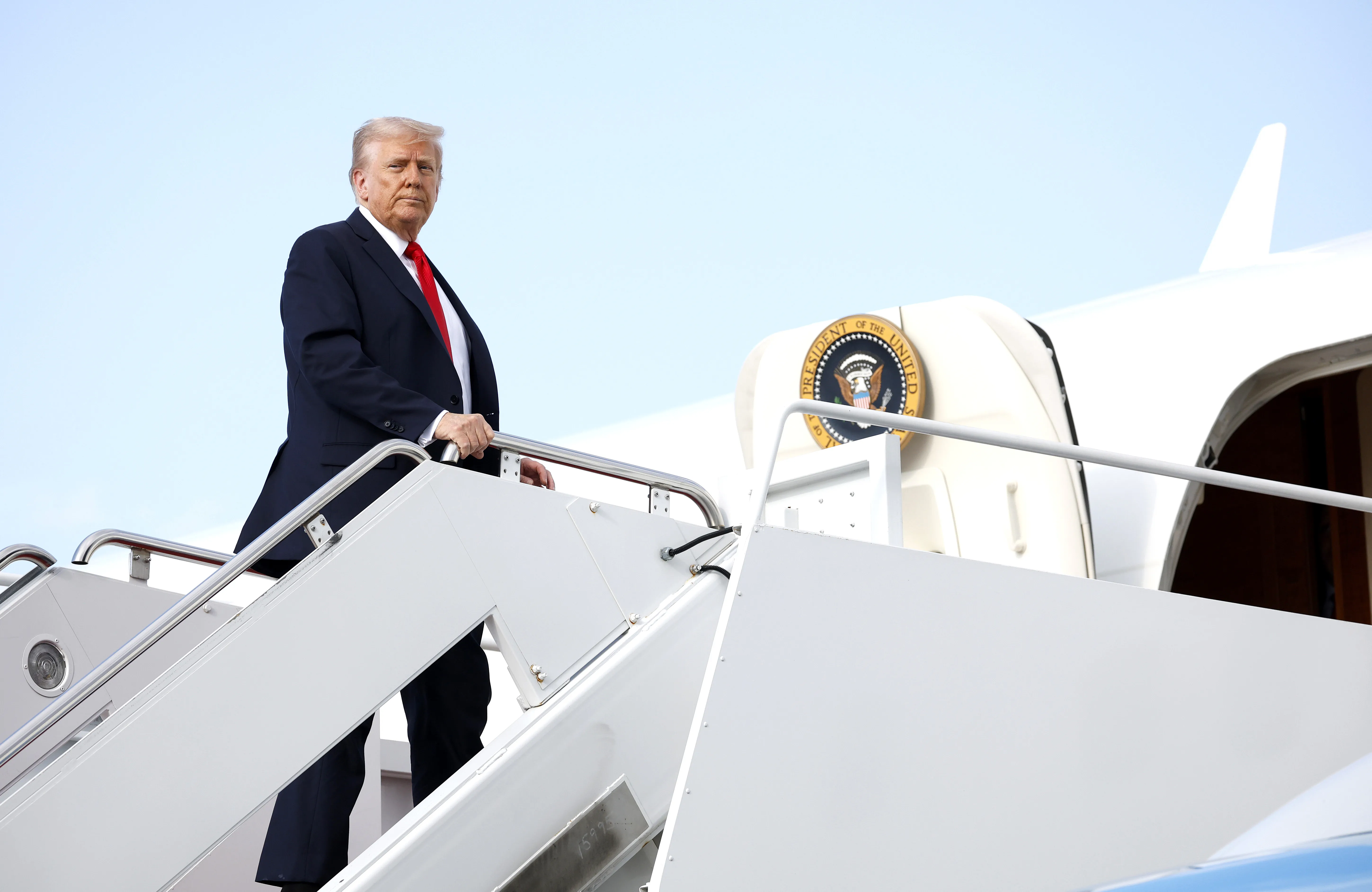 FBI Director Says Hunting Stand Found Near Trump's Air Force One Exit Area
