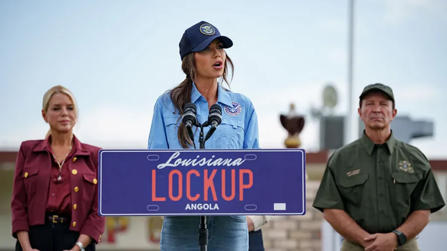 Homeland Security Secretary Briefs Media on ICE Operations in Florida