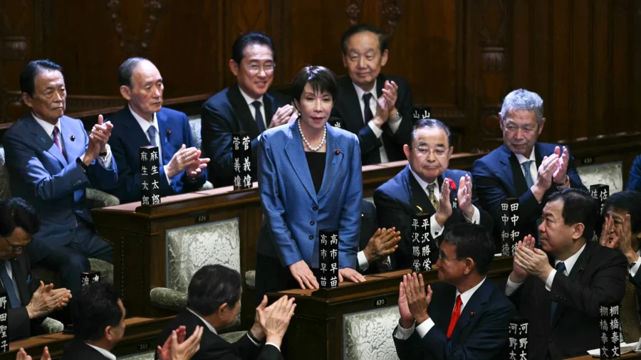 Japan's Parliament Elects Sanae Takaichi as Prime Minister