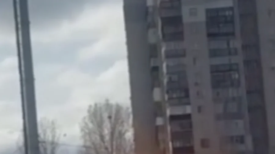 Russian Troops Strike Ukrainian Gas Station With Drone