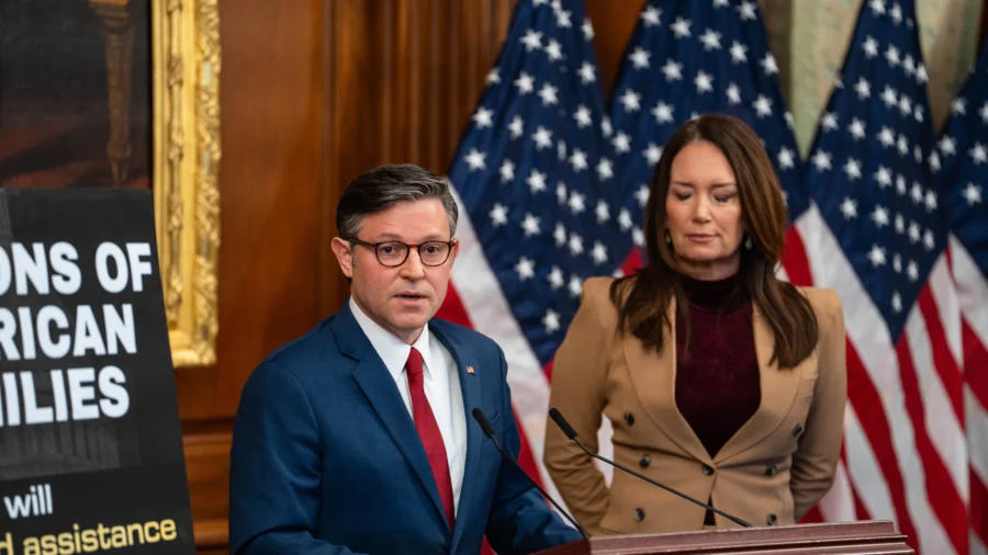 House Speaker Johnson Holds News Conference on Day 37 of Government Shutdown