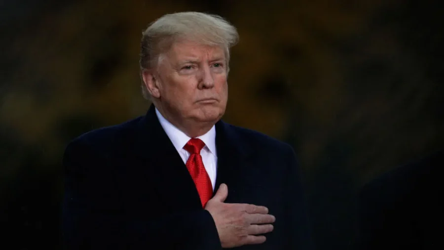 Trump Attends Veterans Day Ceremony at Arlington National Cemetery