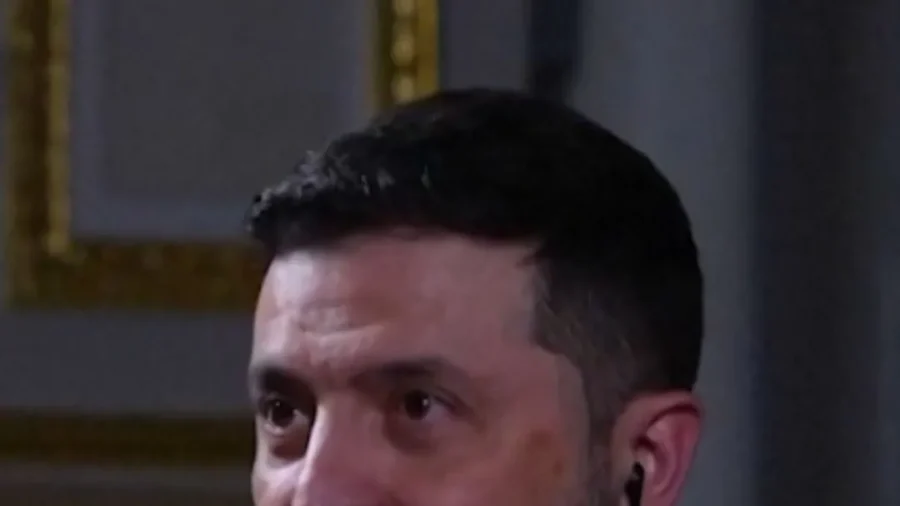 Power Goes Out During Zelenskyy Interview in Ukraine