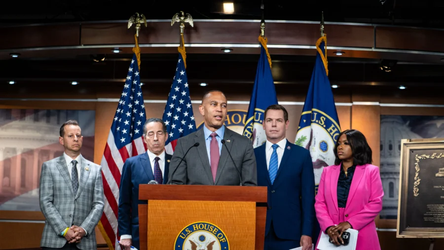 Democratic Leader Hakeem Jeffries and House Democrats Hold Press Event