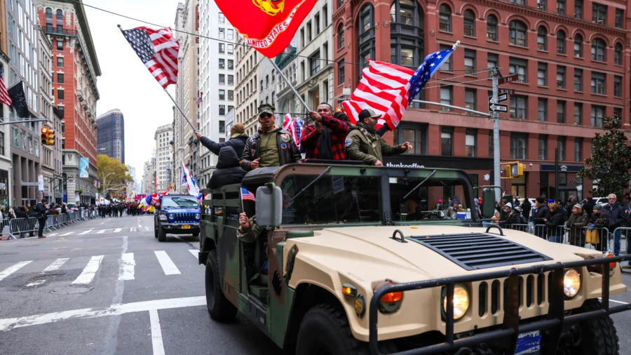 Veterans Celebrated in NYC's 106th Veterans Day Parade