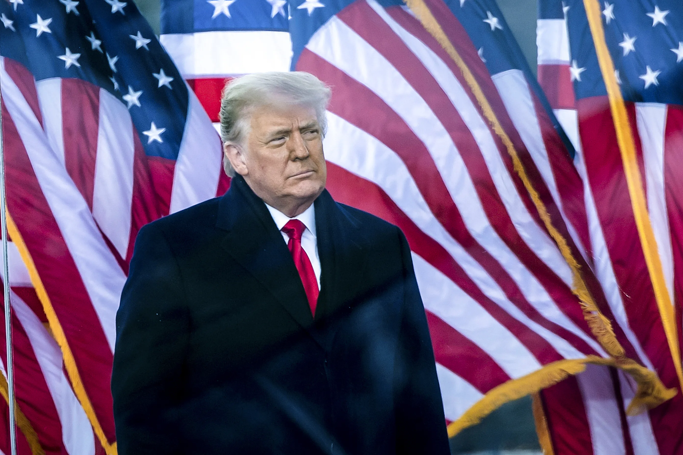 President Donald Trump speaks to supporters from The Ellipse near the White House in Washington on Jan. 6, 2021. (Brendan Smialowski/AFP via Getty Images)
