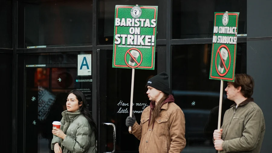 Starbucks Workers Kick Off 65-Store US Strike