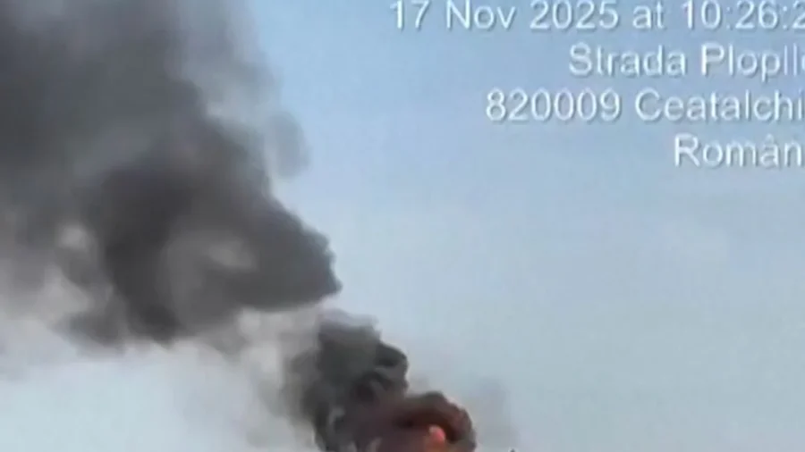 2 Villages Evacuated in Romania After Cargo Ship Loaded With LPG Catches Fire