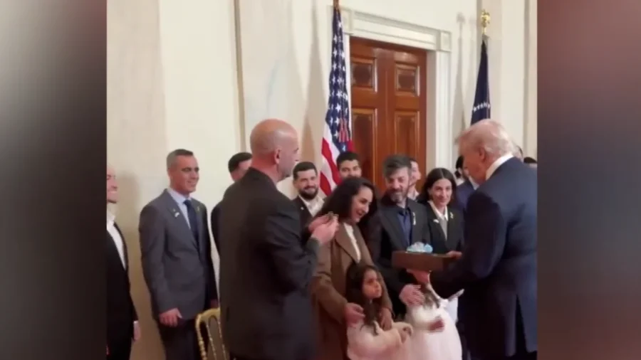 Trump Met With Freed Israeli Hostages at White House