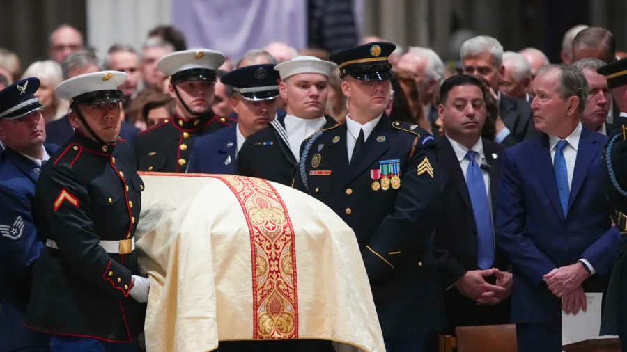 Former Vice President Dick Cheney Honored at Funeral