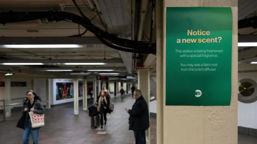 NYC Subway Station Smells Like Christmas
