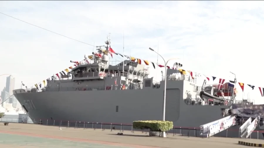 Taiwan Unveils 2 New Warships Amid Rising China Tensions
