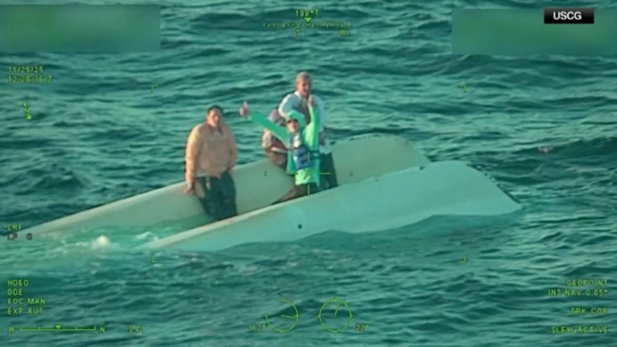 Florida: 4 Boaters Rescued 20 Hours After Capsizing