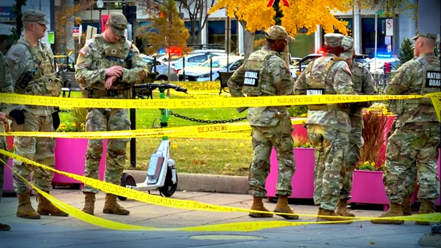 Washington DC Street View After 2 National Guardsmen Shot