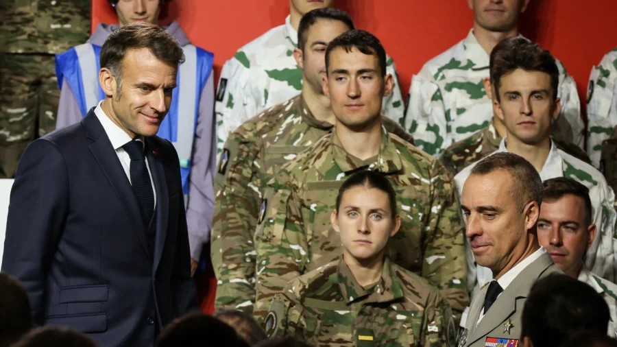 France's Macron Unveils Voluntary Military Service Amid 'Accelerating Threats'