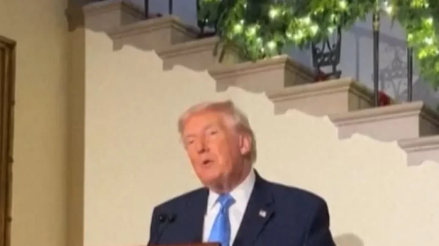 Trump Pays Tribute to Slain National Guard Soldier at White Christmas Party