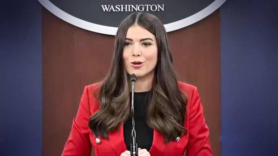 Pentagon Press Secretary Holds a Briefing