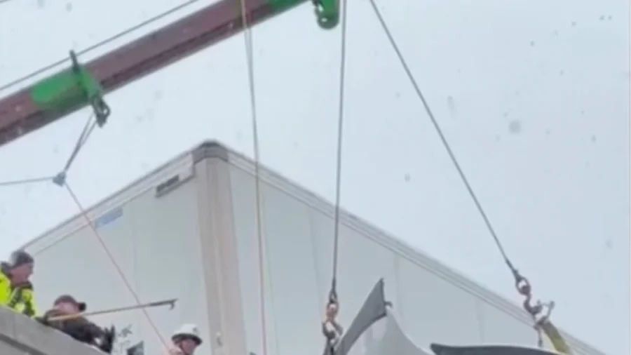 Truck Driver Rescued From Cab as it Dangles From West Virginia Bridge