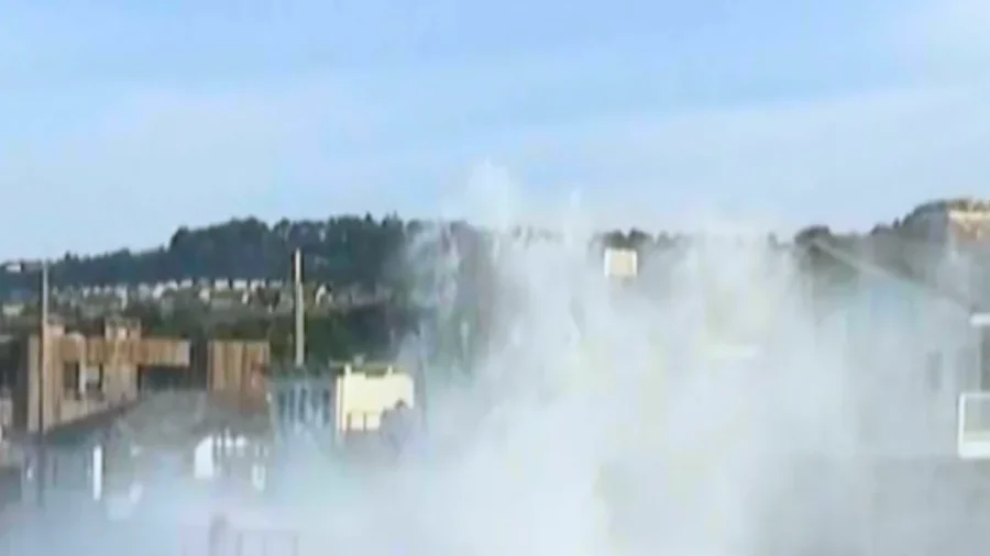 California King Tides Unleash Massive Waves, Causing Street Flooding, Hazardous Shorelines