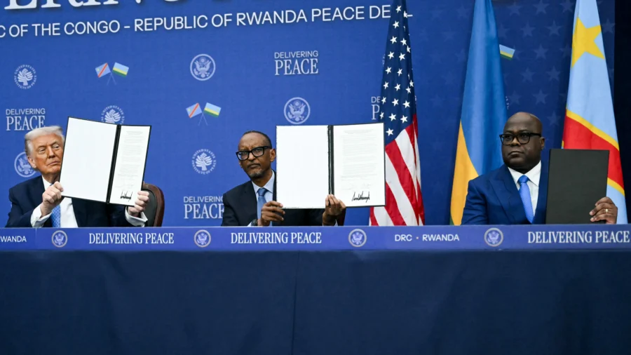 Trump Presides Over Peace Signing Between Democratic Republic of Congo and Rwanda 