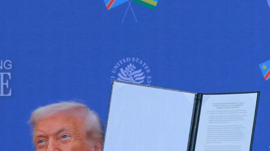 Trump Hosts Democratic Republic of the Congo–Rwanda Peace Agreement Signing Ceremony