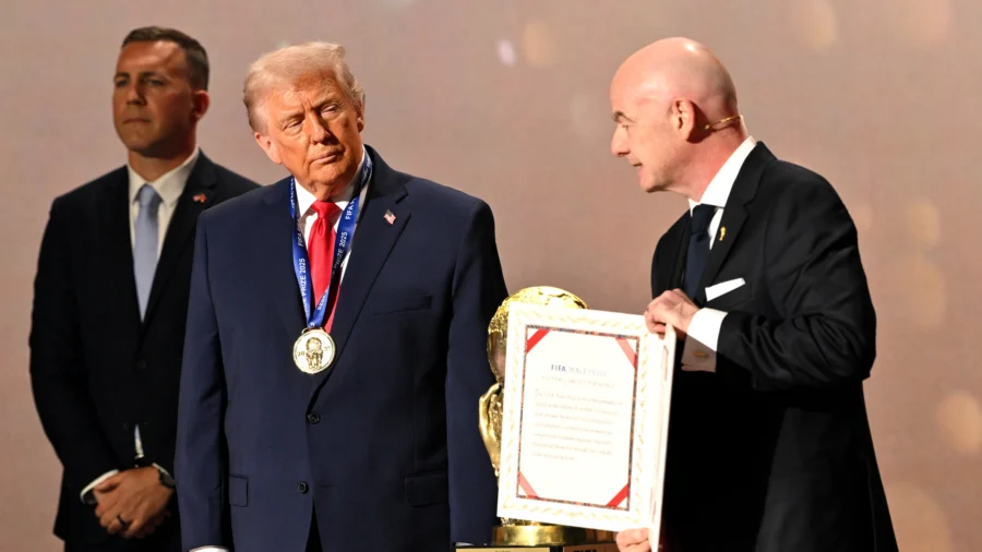 Trump Awarded Inaugural FIFA Peace Prize