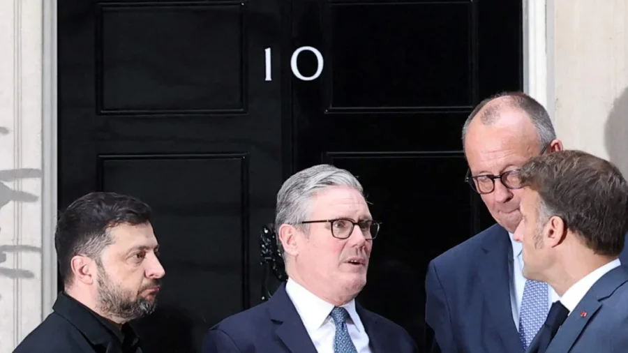 Macron, Merz Depart After London Meeting With Zelenskyy