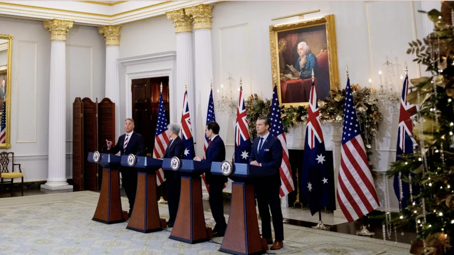 Rubio, Hegseth Meet Top Aussie Envoys as CCP Tensions Rise