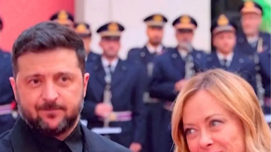 Italy's Meloni Holds Talks With Ukraine's Zelenskyy