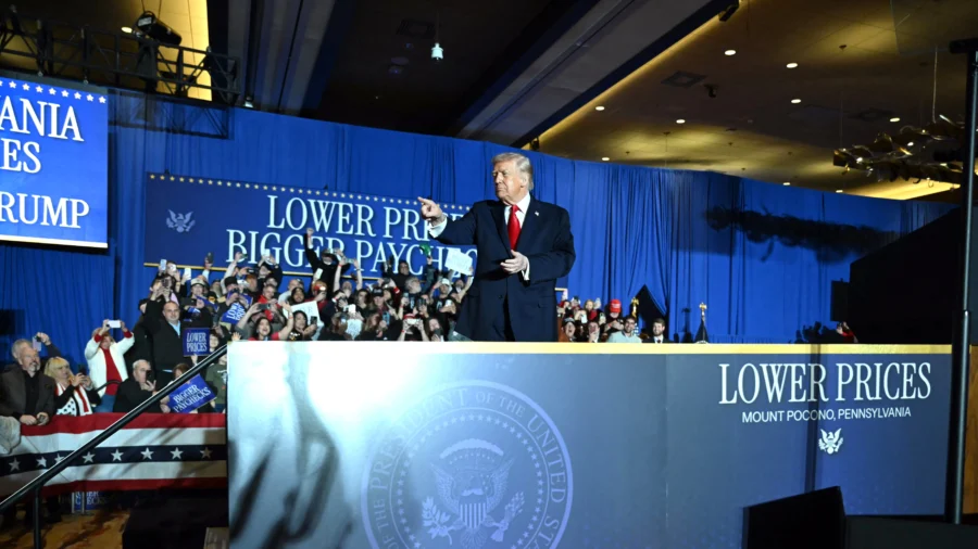 Trump Speaks on the Economy in Mount Pocono, Pennsylvania