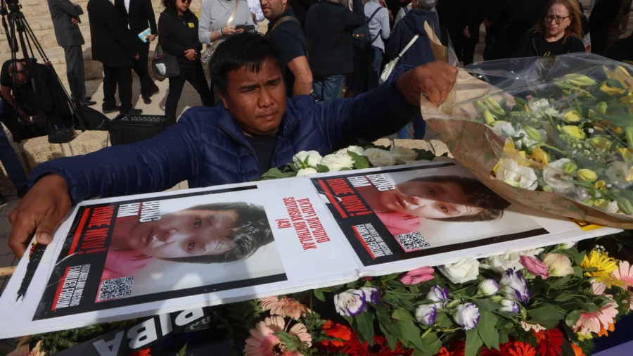 Ceremony Held in Israel for Deceased Thai Hostage